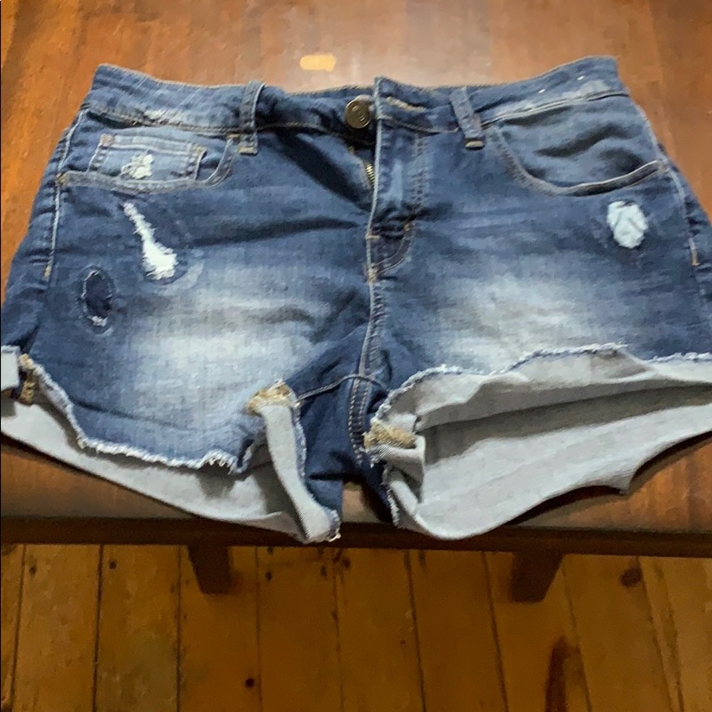 SO Ripped Jean Shorts